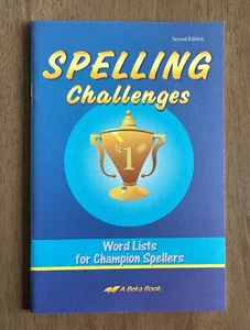 Abeka SPELLING Challenges Word Lists for Champion Spellers 2nd ed Grades 4-7 - Bild 1 von 2