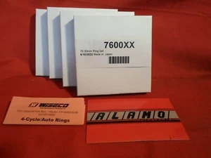 Juego de anillos de pistón Wiseco 4 cilindros 76 mm 7600XX - Imagen 1 de 3