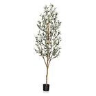 Kazeila Artificial Olive Tree 6FT Tall Faux Silk Plant for Home Office 6ft 1