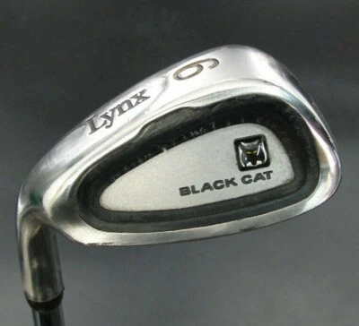 Left Handed Lynx Black Cat 9 Iron Regular Steel Shaft Lynx Grip - Image 1 of 4