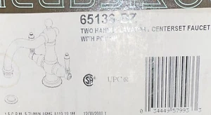 Brizo Tresa 65136-BZ Brushed Bronze Two Handle Single Hole Bathroom Faucet - Picture 1 of 2