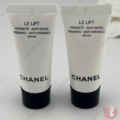 2 x Chanel Le Lift Firming Anti Rugas SERUM 5ml/0,17oz Mini Tamanho de Amostra - Imagem 1 de 2