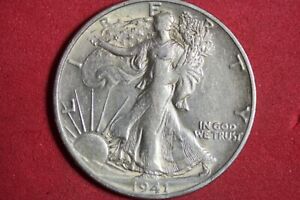 Estate Find 1941 S- Walking Liberty Half Dollar!!  #K40346