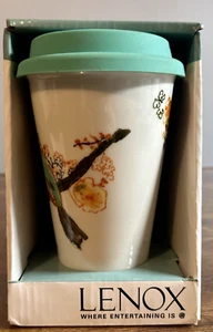 Tazza termica da viaggio Lenox doppia parete in ceramica - 12 oz Chirp #848511 nuova con scatola - Foto 1 di 11