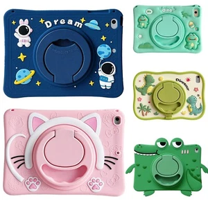 For iPad 10th/9th/8th/7th/6th/5th Gen Air Mini Pro Kids Cartoon Stand Case Cover - Picture 1 of 69