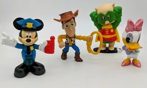 Vintage Disney Mixed Lot 4 PVC Figures Toys Disney Cake Toppers  - Picture 1 of 2