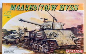 Dragon Models 7302 1/72 Sherman Tank M4A3E8 (76) W HVSS Sealed NEW LOOK - Picture 1 of 1