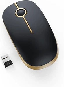 Souris sans fil silencieuse Jelly Comb, souris 2,4 G/Bluetooth avec récepteur USB - Photo 1/7
