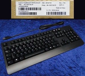 LENOVO Traditional USB Keyboard 00XH702 BK - Tastatur QWERTZ Deutsch - Bild 1 von 4