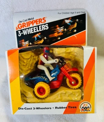 GRIPPERS- 3 轮车-压铸金属-橡胶轮胎-1982- — 第 1/4 张图片