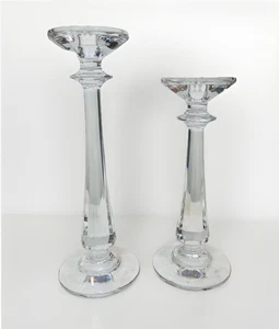Waterford Crystal Vintage Candlestick Candle Holders X 2 (14) - Picture 1 of 7
