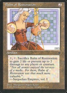 Balm of Restoration - Light Play MTG Fallen Empires - Picture 1 of 1