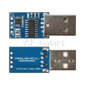 CH9329 Module USB 2.0 to Standard USB-HID Keyboard and Mouse Device Module - Picture 1 of 24