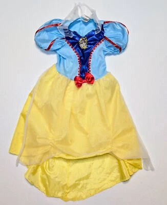 GIRLS SNOW WHITE PRINCESS DISNEY COSTUME DRESS SIZE 4/6X Read Description - Image 1 of 4