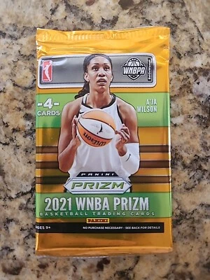 2021 Panini Prizm WNBA Basketball (1) One Pack Retail 4 Cards Unopened Sealed - Image 1 of 4