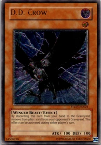 STON-EN024 D.D. Crow Ultimate Rare UNL Edition LP Yugioh Card - Picture 1 of 2