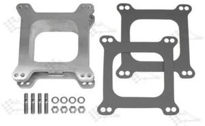 Kit espaciador de carbohidratos de aluminio de 2" - centro abierto - Holley / Edelbrock 4 bbl - Imagen 1 de 1