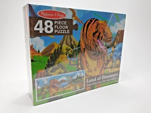 Melissa & Doug - Land Of Dinosaurs 48 Piece Floor Puzzle - Brand New Sealed - Picture 1 of 3