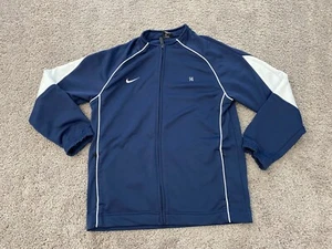 Nike Sweater Youth Boys XL 18-20 Blue Full Zip Sweatshirt Swoosh Gym School - Picture 1 of 11