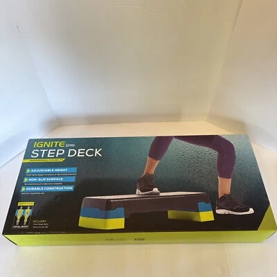  Ignite Ejercicio Step Deck Altura Ajustable Nuevo en Caja Foto 1 de 3