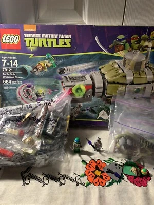Lego 79121 Turtle Sub Undersea Chase - 2014 - 2 Mini figures / NOT COMPLETE - Image 1 of 4