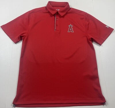 Camisa Polo Under Armour Roja Los Angeles Angels Mediana Foto 1 de 4
