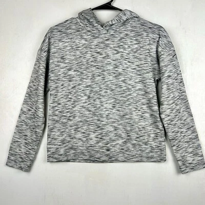 Sudadera con capucha ligera con logotipo gris grande 10/12 Champion para niñas Foto 1 de 4