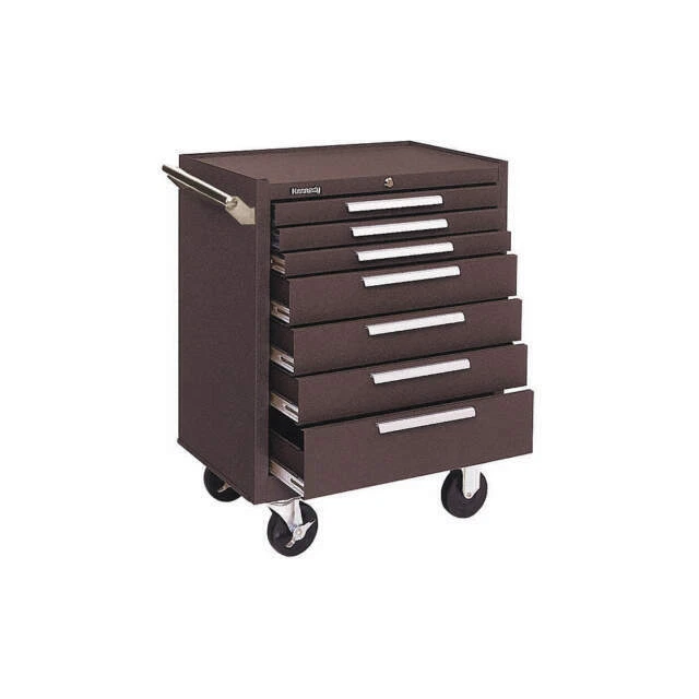 Kennedy 277XB 7-Drawer Roller Tool Cabinet With Chest Wheels And Ball-Bearing Slides