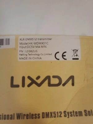 2.4G ISM Wireless DMX512 XLR Transmitter for Stage PAR Party Light Stock - Image 1 of 4