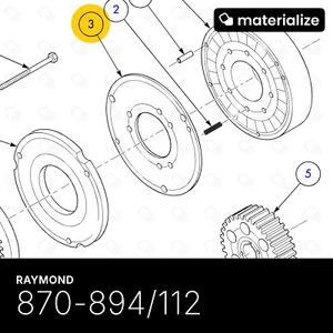 Raymond - 870-894/112, Armature - Picture 1 of 1
