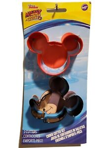 Wilton Disney MICKEY MOUSE CLUBHOUSE Cookie Cutters 2308-4440 Set of 2 New