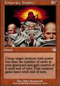 Temporary Insanity - Magic The Gathering - Torment - MTG - Picture 1 of 3