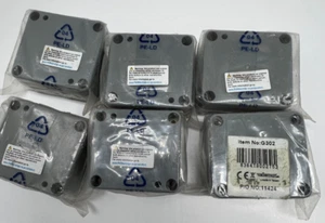 QTY 6 Velleman SEALED ABS ENCLOSURE - DARK GRAY 2.5" x 2.3" x 1.4" G302 - Picture 1 of 7