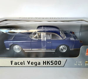 Facel Vega HK500 Azul Escala 1:18 Modelo Die Cast Metal Sun Star Nuevo En Caja - Imagen 1 de 11