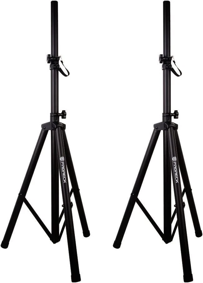 PRORECK PR-15 Tripod Stands for PA Speaker System Adjustable Height (Pair)