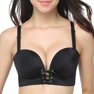 FallSweet Add Two Cups Bras Brassiere for Women Push Up Padded Unlined - Picture 1 of 6