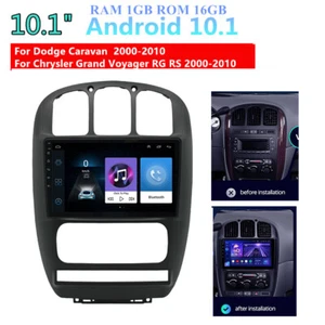 Android 10.1 Stereo Radio GPS For Dodge Caravan Chrysler Grand Voyager 2000-2010 - Picture 1 of 13