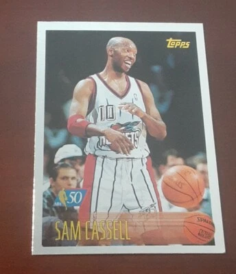 1996-97 Topps Foil NBA 50 Sam Cassell #82 HOUSTON ROCKETS MINT - Image 1 of 3