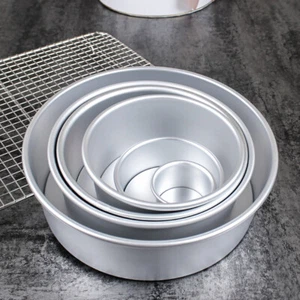 Non-stick Round Cake Mould Toast Bread Baking Pan Bakeware Removable Bottom Home - Picture 1 of 15