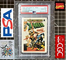 1990 Marvel Comic Images X-Men Covers I PSA 10 GEM MINT - X-Men Annual #3 -POP 1