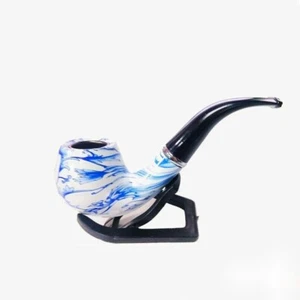 Decorative Herb Pipe with Botanical Motif - Perfect Halloween Gift - Picture 1 of 1