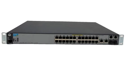HP ProCurve 2520-24-PoE 24x 10/100 PoE RJ45 + 2x Combo RJ45/SFP 1U Switch J9138A - Image 1 of 4