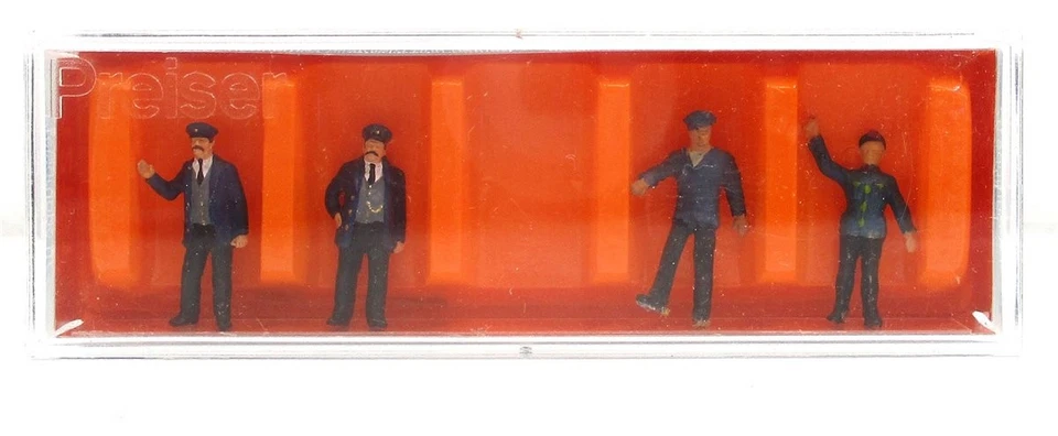 Spur H0 1/87 Preiser 12191 Eisenbahnpersonal unvollständig - OVP - (6626g) - Bild 1 von 1