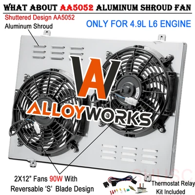 Shroud Electric Fan Relay For 85-1997 Ford F150 F250 F350 1985-92 Bronco 4.9L L6 - Image 1 of 4