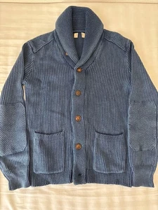 Ralph Lauren Denim & Supply Cotton Shawl Collar Cardigan Sweater Worn once XS - Picture 1 of 24