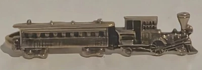 Locomotora de vapor Pioneer Pennsylvania RR de colección rara con clip de corbata para automóvil de pasajeros Foto 1 de 3