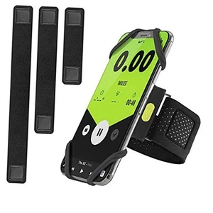 【】 Run Tie Running Armband Phone Holder, Cell Phone Arm Combo Set (All 3 Sizes) - Zdjęcie 1 z 7