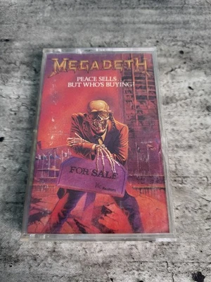 Megadeth: Peace Sells But Who's Buying Cassette Tape 1986 Capitol Records Tested - Image 1 of 4