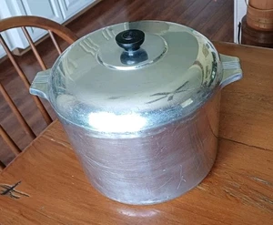 Vintage Magnalite GHC 12 Quart Round Dutch Oven Stock Pot + Lid, Made in USA - Picture 1 of 8