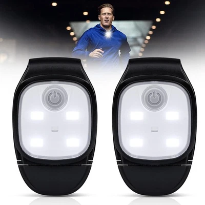 ‎AICHARYNIC LED Clip Lampe, 2 Stück Lauflicht LED Kleinstirnlampe, 5 Modi Stirnlampe LED